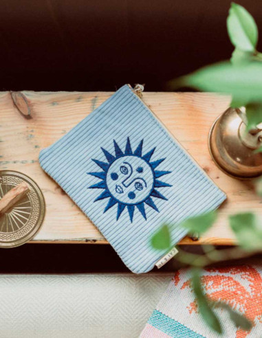 Corduroy Pouch Sun