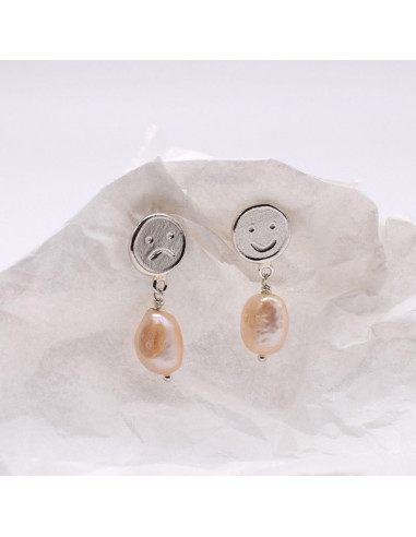 Pendientes Largos CARA happy/sad